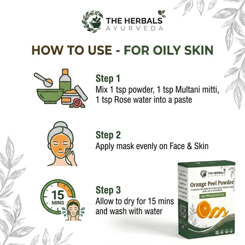 Brightening Orange Peel Powder for Natural Glow thumbnail 3