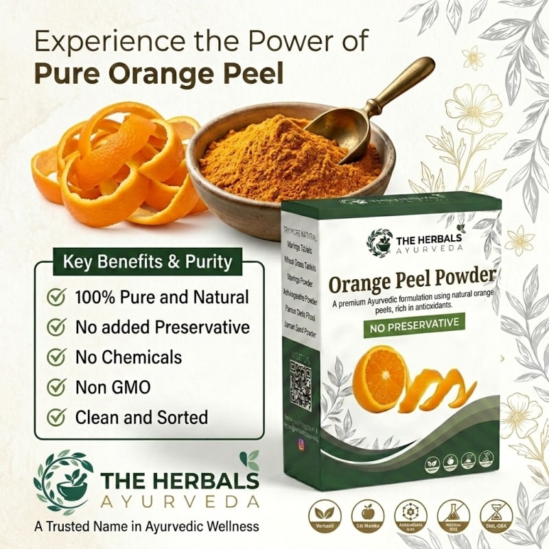 Brightening Orange Peel Powder for Natural Glow thumbnail 4