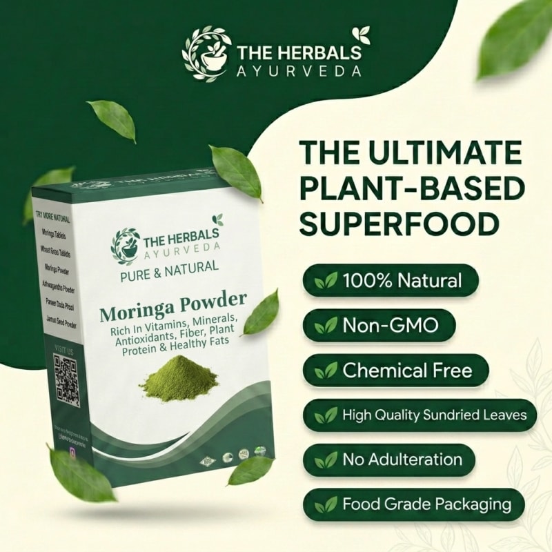 Moringa Powder for Weight Loss (Drumstick) thumbnail 1