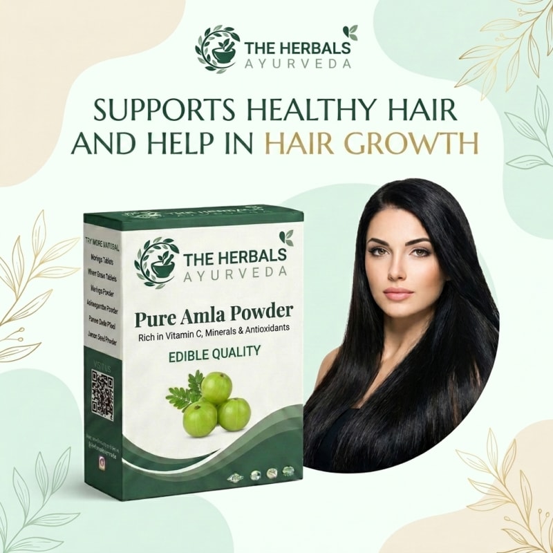 Pure Amla Powder (Indian Gooseberry) – Natural Vitamin C & Immunity Booster thumbnail 2