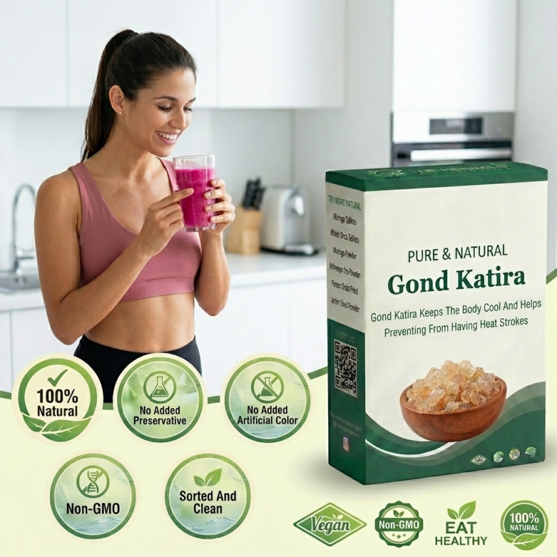 The Herbals Ayurveda 100% Pure & Natural Gond Katira | Tragacanth Gum thumbnail 1