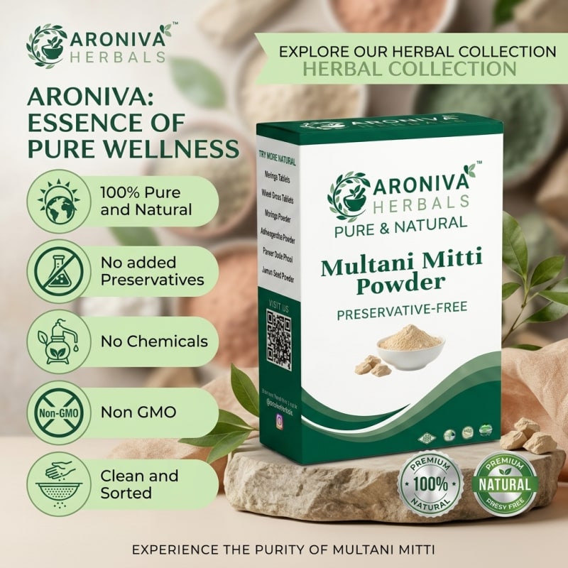 Pure Multani Mitti (Fuller's Earth) for Clear Skin thumbnail 1