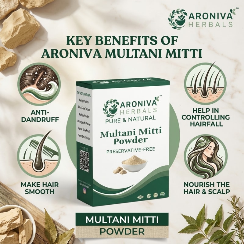 Pure Multani Mitti (Fuller's Earth) for Clear Skin thumbnail 3
