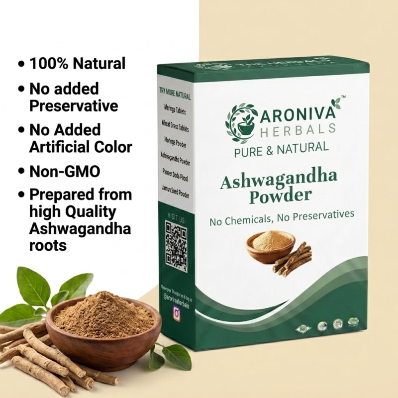 Pure Ashwagandha Root (Withania Somnifera) thumbnail 1
