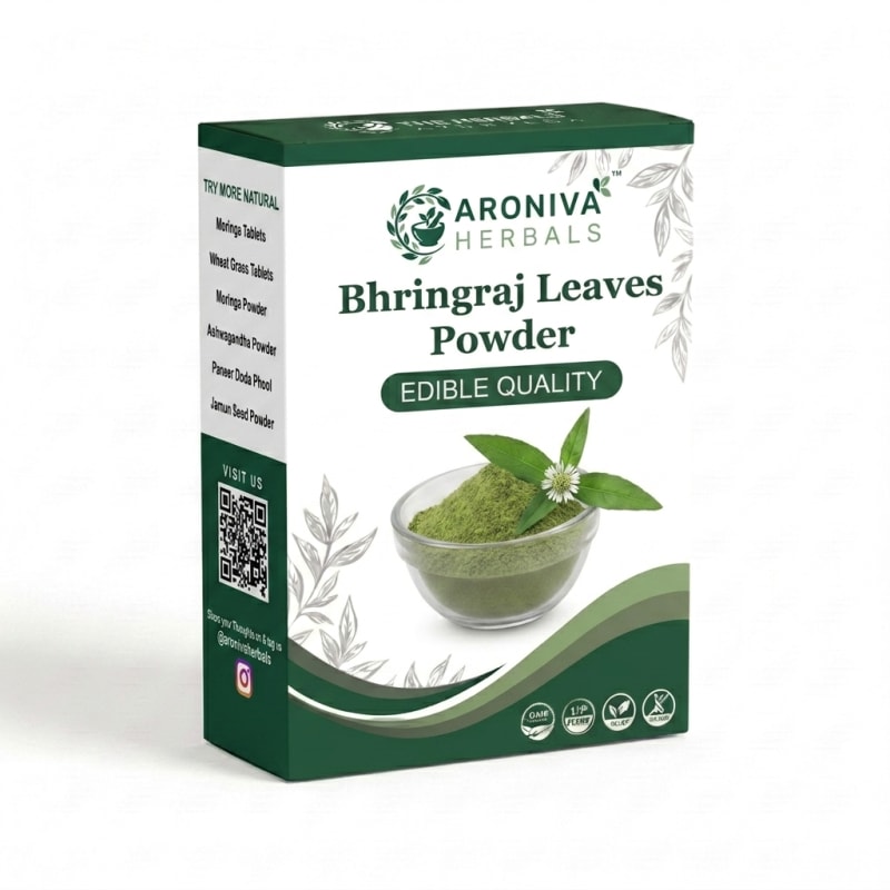 Buy Pure Bhringraj Powder (Karisalankanni) - Ruler of Hair online - Pure Ayurvedic Quality