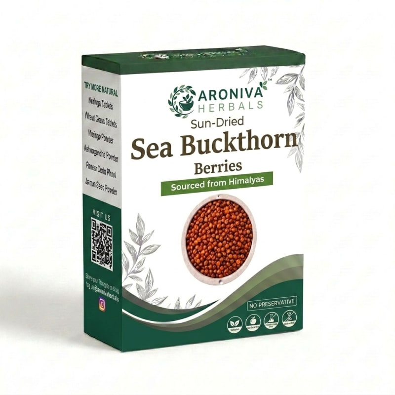 Buy Himalayan Sea Buckthorn Berry (Sun-Dried Superfood) online - Pure Ayurvedic Quality