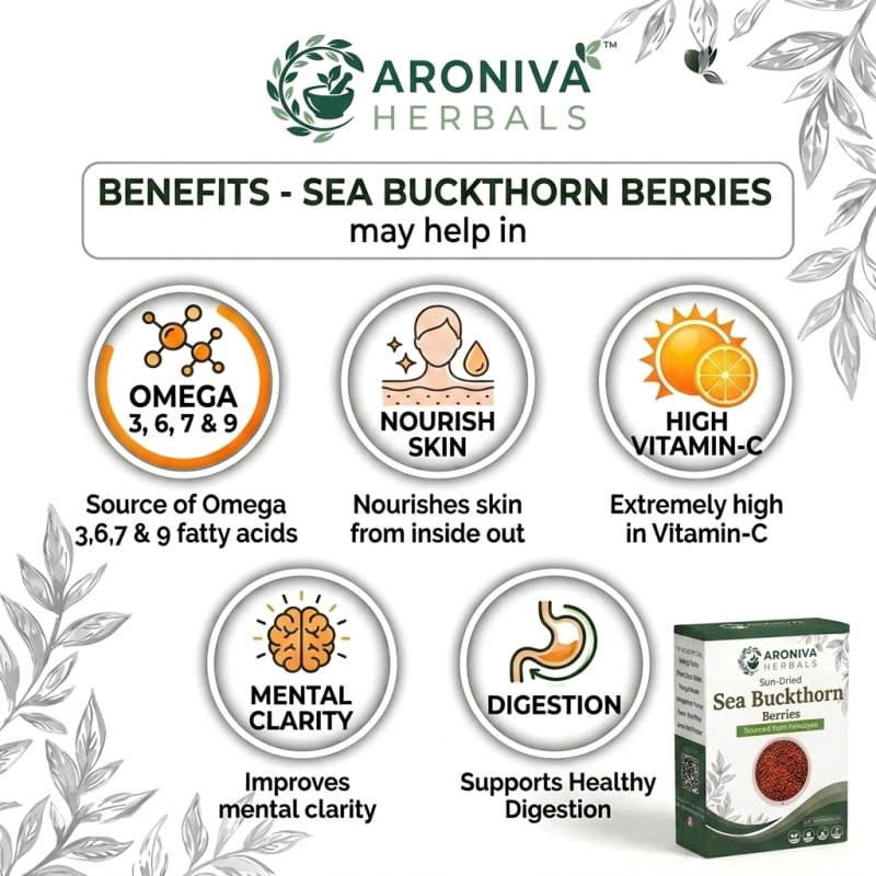 Himalayan Sea Buckthorn Berry (Sun-Dried Superfood) thumbnail 1