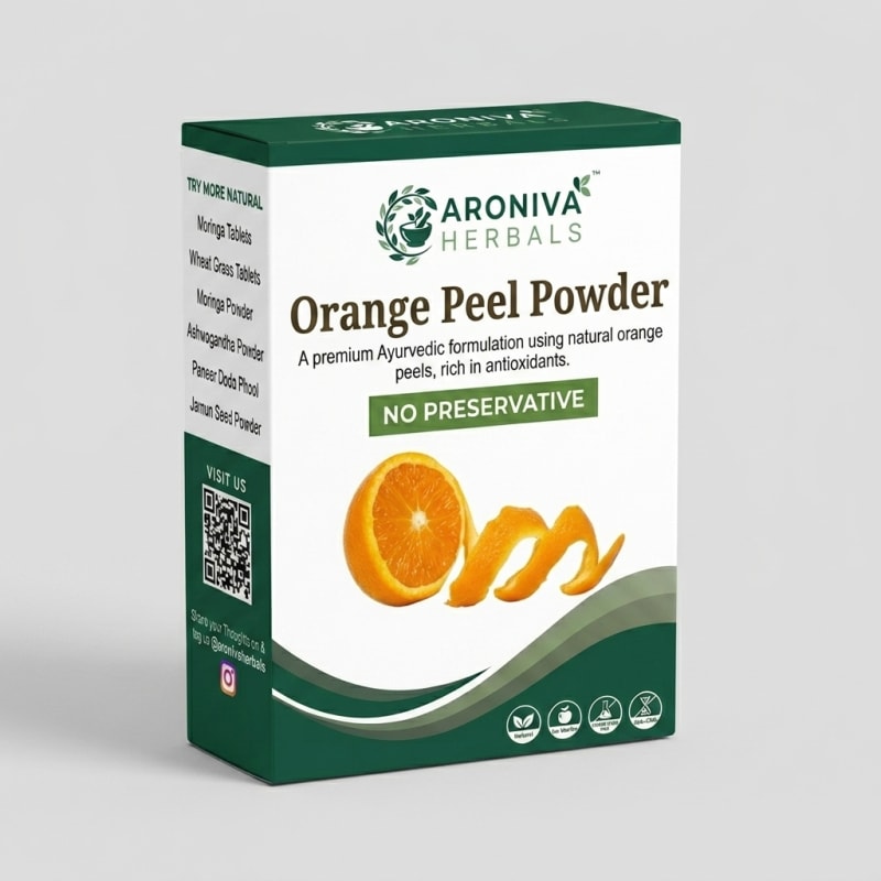 Buy Brightening Orange Peel Powder for Natural Glow online - Pure Ayurvedic Quality
