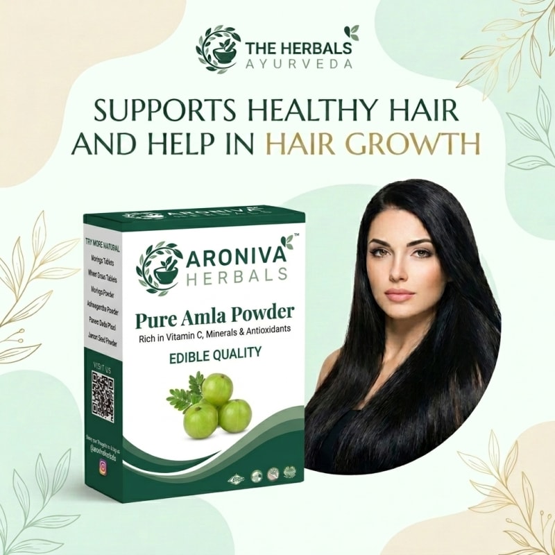 Pure Amla Powder (Indian Gooseberry) – Natural Vitamin C & Immunity Booster thumbnail 2