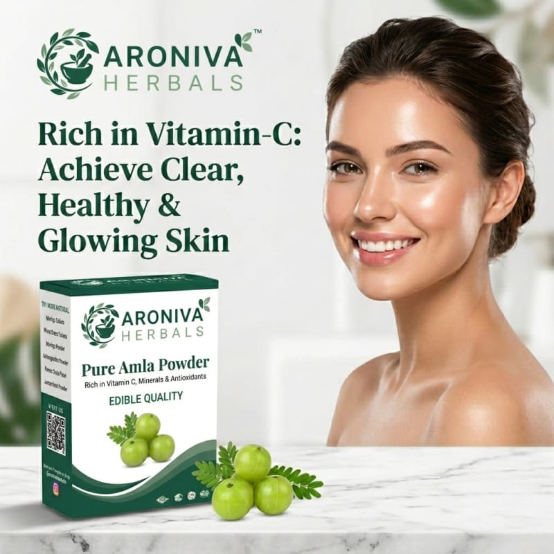 Pure Amla Powder (Indian Gooseberry) – Natural Vitamin C & Immunity Booster thumbnail 3