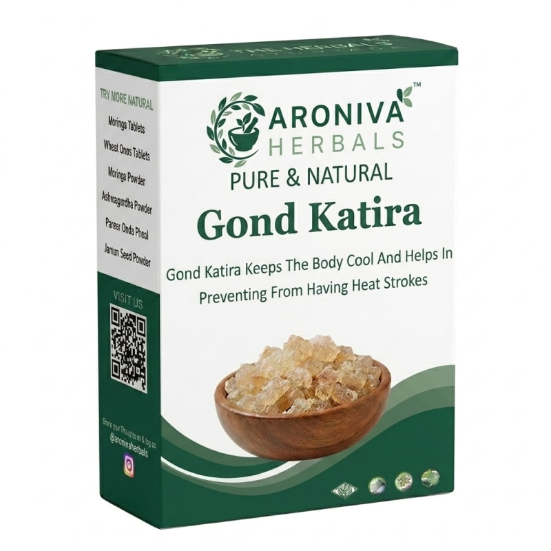 Buy Aroniva Herbals 100% Pure & Natural Gond Katira | Tragacanth Gum online - Pure Ayurvedic Quality