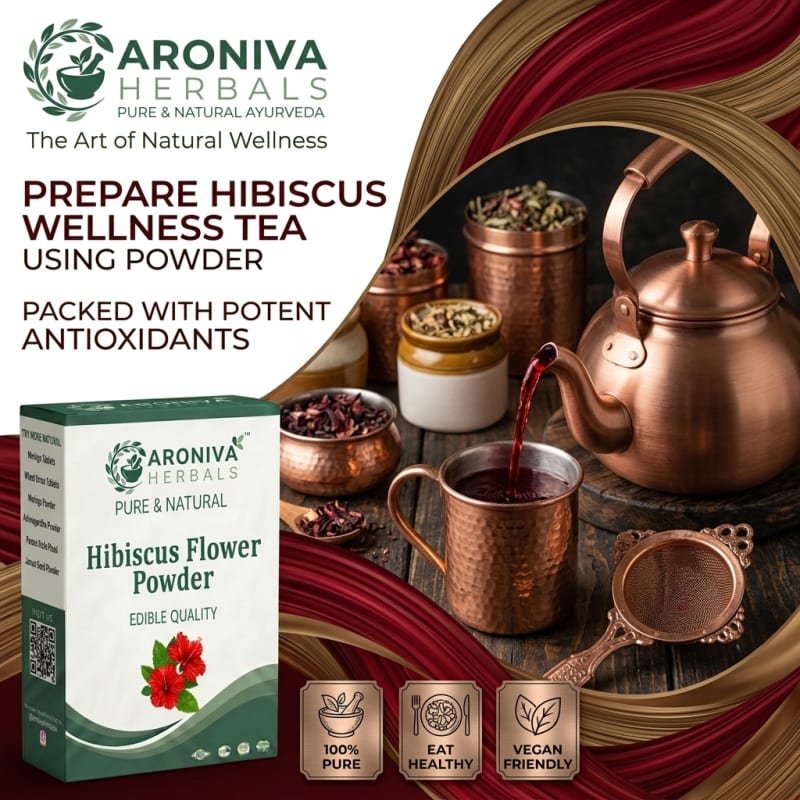 Organic Hibiscus Powder (Sembaruthi / Dasavala) for Hair Growth thumbnail 2