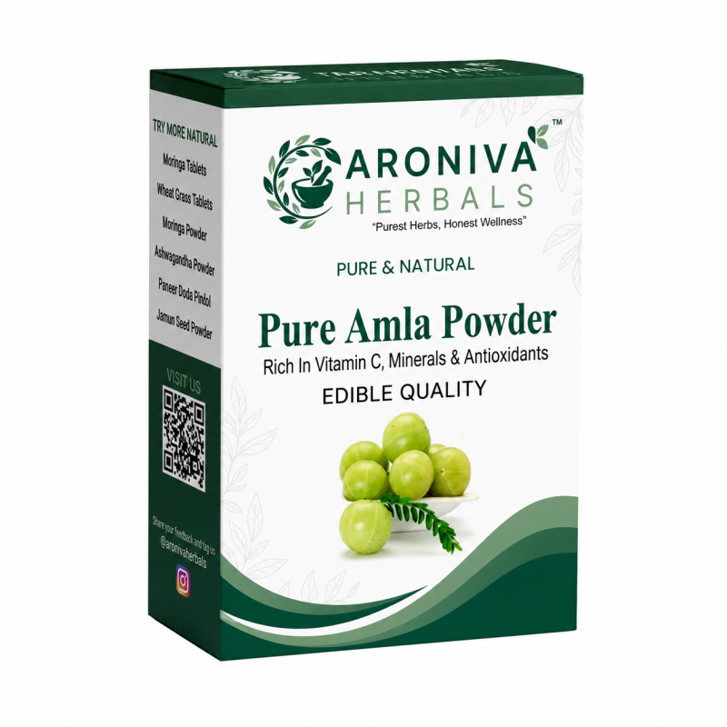 Buy Pure Amla Powder (Indian Gooseberry) – Natural Vitamin C & Immunity Booster online - Pure Ayurvedic Quality