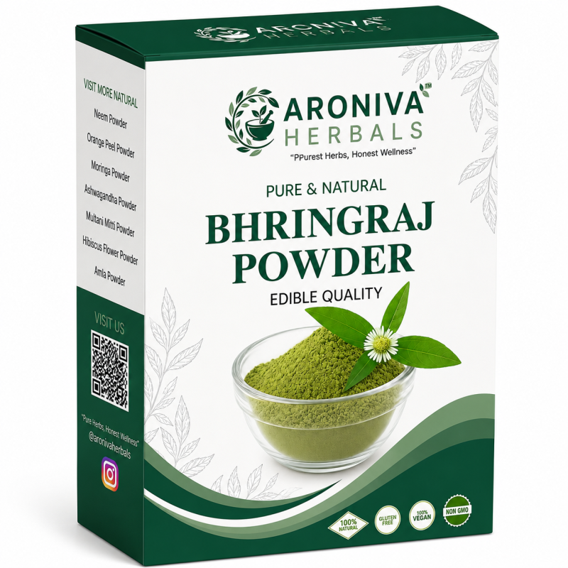 Buy Pure Bhringraj Powder (Karisalankanni) - Ruler of Hair online - Pure Ayurvedic Quality