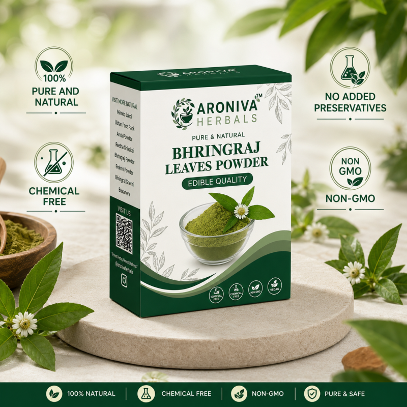 Pure Bhringraj Powder (Karisalankanni) - Ruler of Hair thumbnail 4
