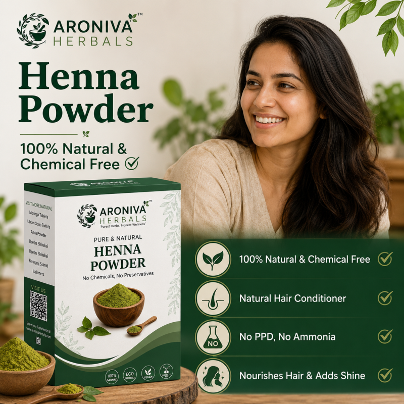 Premium Henna Leaf Powder (Mehandi Powder) thumbnail 2