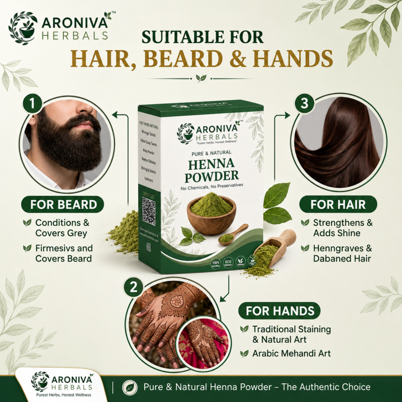 Premium Henna Leaf Powder (Mehandi Powder) thumbnail 3
