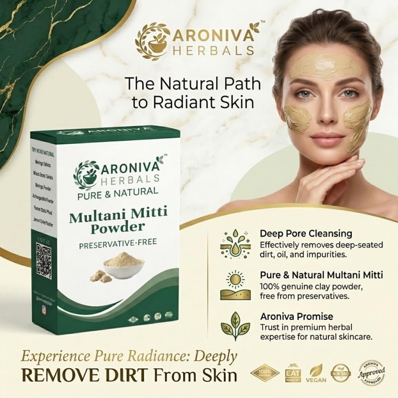 Pure Multani Mitti (Fuller's Earth) for Clear Skin thumbnail 1