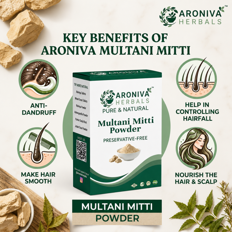 Pure Multani Mitti (Fuller's Earth) for Clear Skin thumbnail 2
