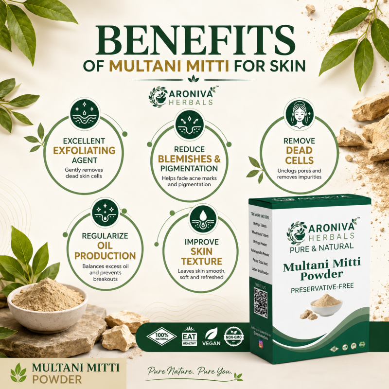 Pure Multani Mitti (Fuller's Earth) for Clear Skin thumbnail 3
