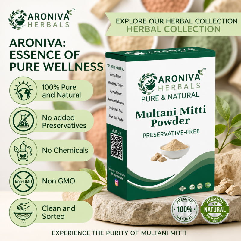 Pure Multani Mitti (Fuller's Earth) for Clear Skin thumbnail 4