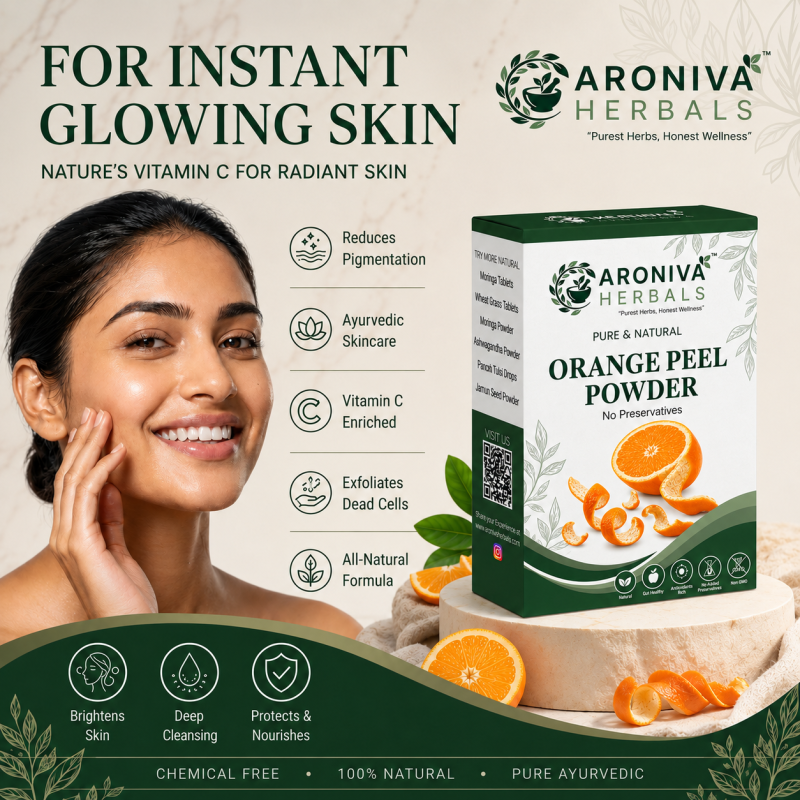 Brightening Orange Peel Powder for Natural Glow thumbnail 2