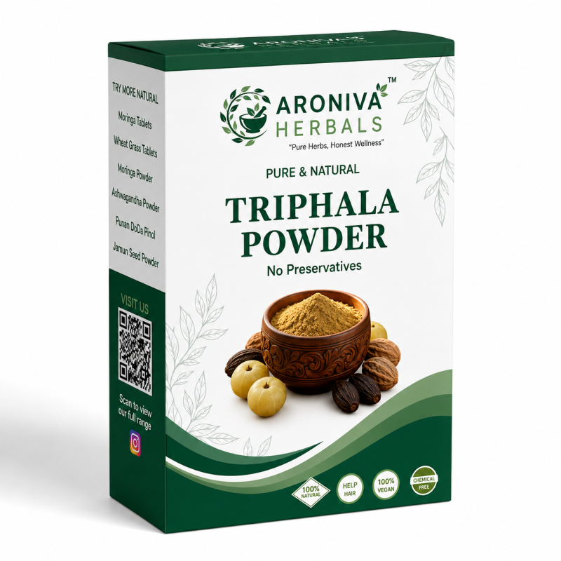 Buy Triphala Powder - Natural Colon Cleanse & Immunity online - Pure Ayurvedic Quality