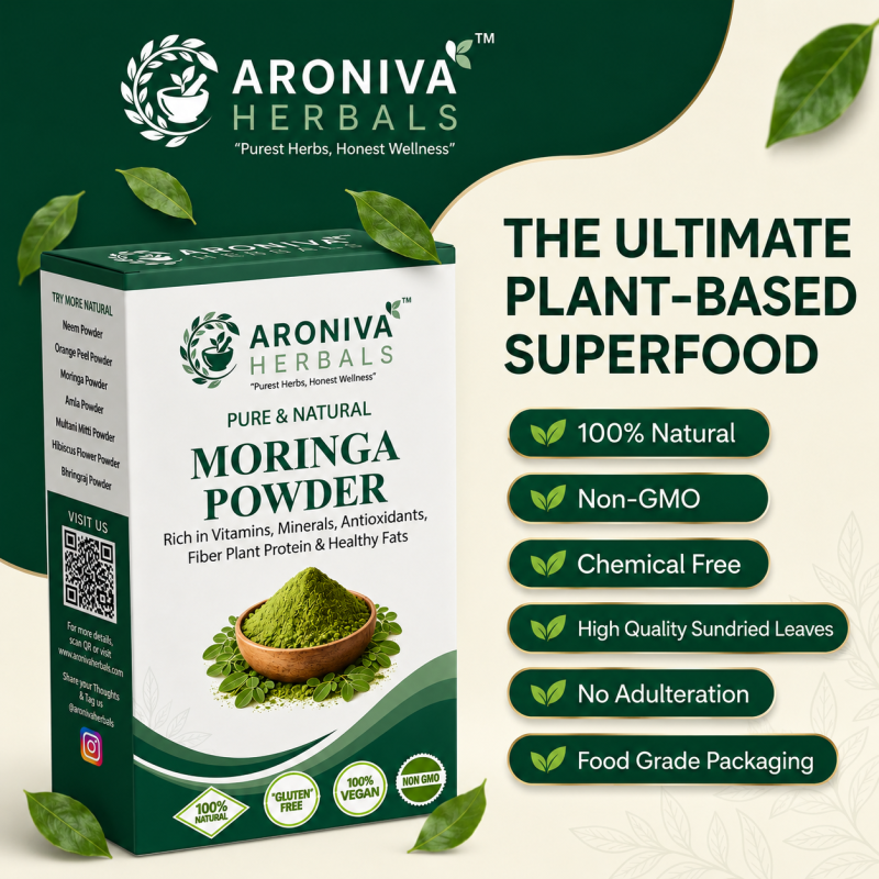 Moringa Powder for Weight Loss (Drumstick) thumbnail 1