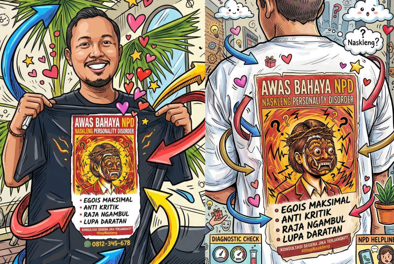 AWAS BAHAYA NPD — koleksi fashion awareness mental health dari Bali