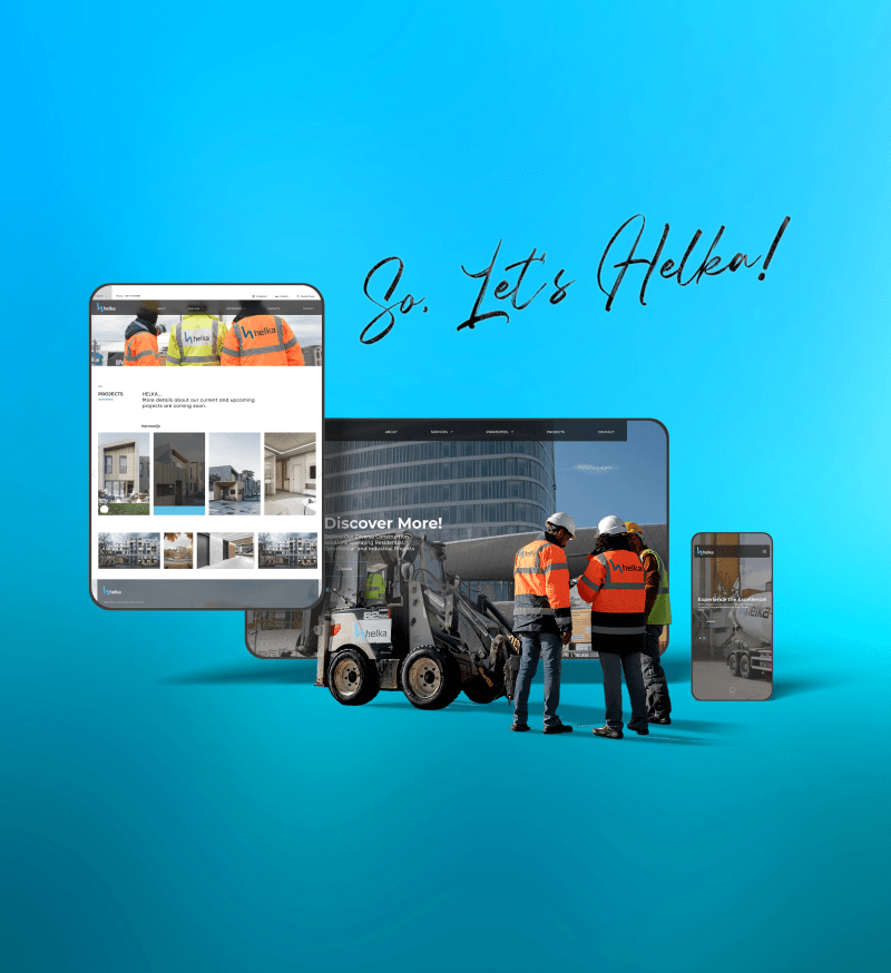 Helka İnşaat’ın Kurumsal Gücünü Yansıtan Modern Bir Web Deneyimi