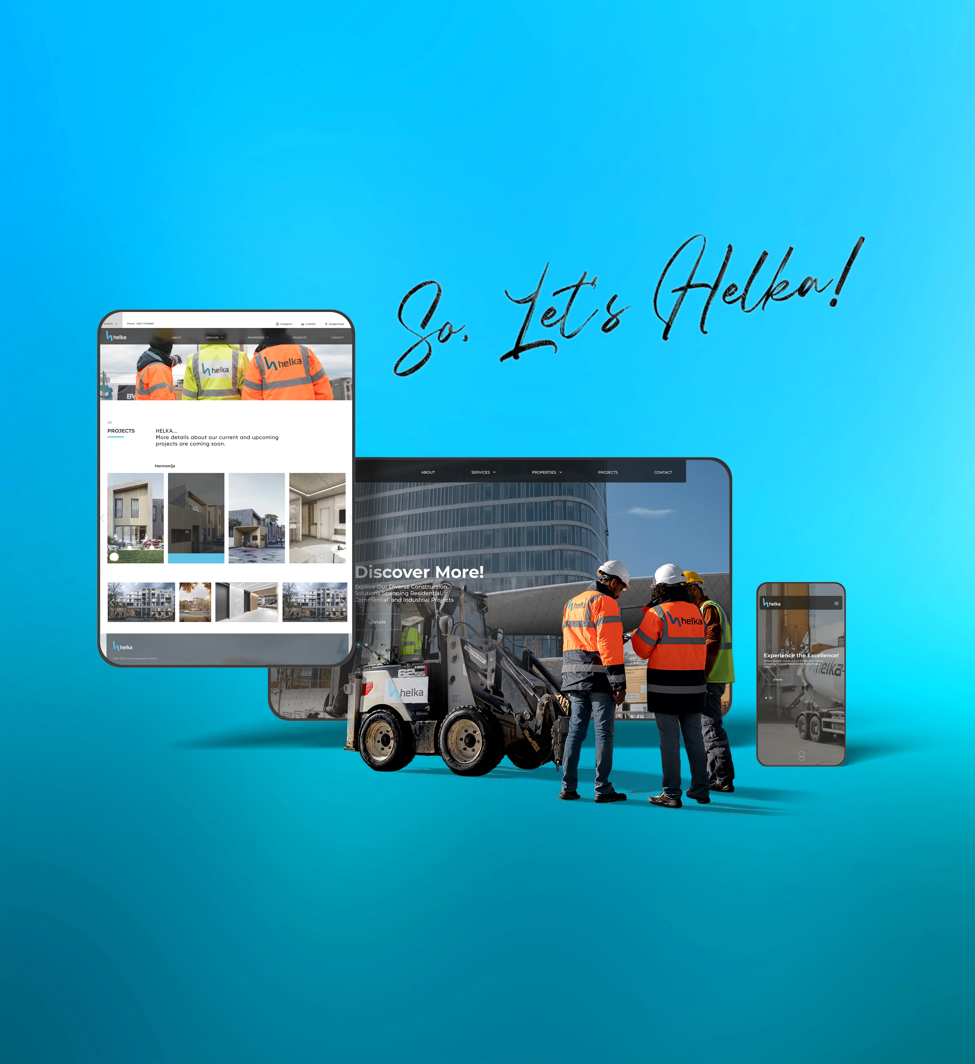 Helka İnşaat’ın Kurumsal Gücünü Yansıtan Modern Bir Web Deneyimi