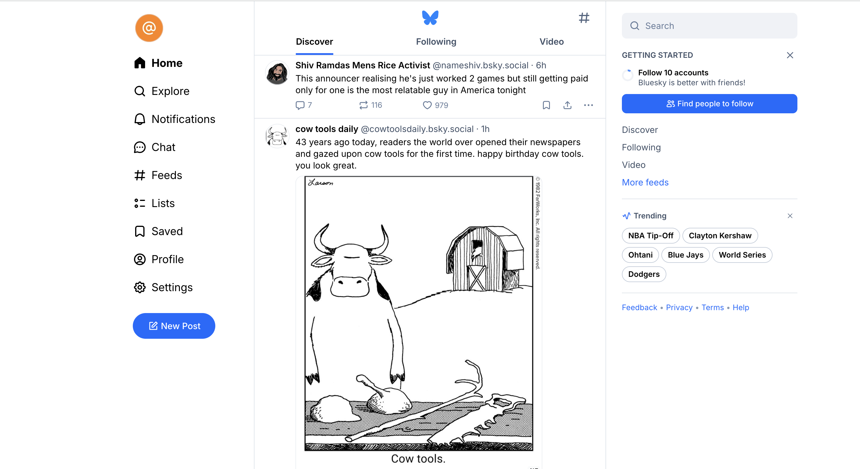 π¬ Bluesky β Social Network App with AI Features - image 1