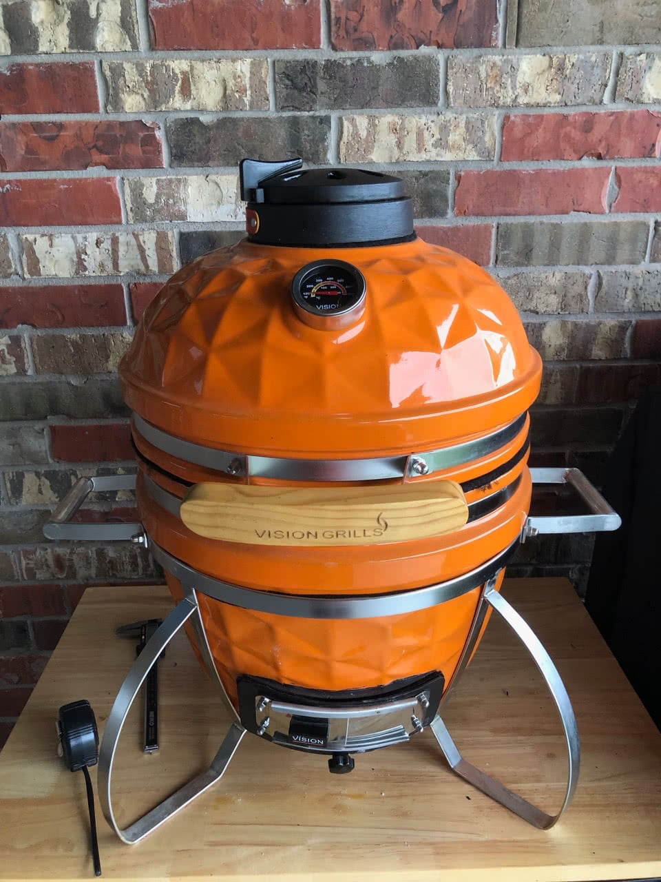 Vision Kamado Review, Vision Diamond Cut Kamado