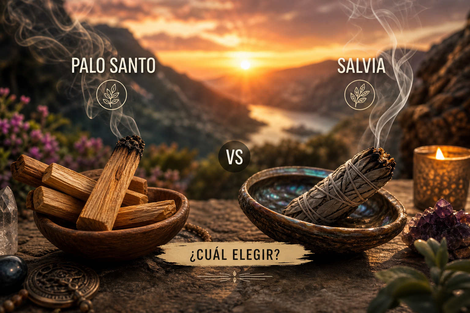 Palo santo o salvia: cuál elegir para tu limpieza espiritual