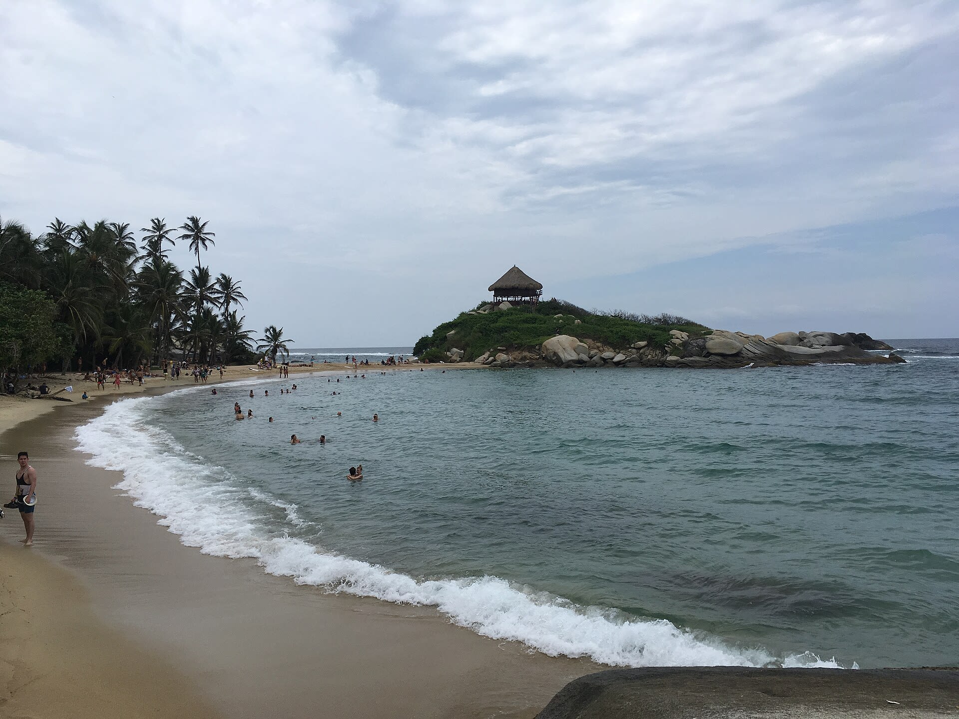 Playa y mirador del Cabo San Juan del Guía, en el Parque Nacional Natural Tayrona