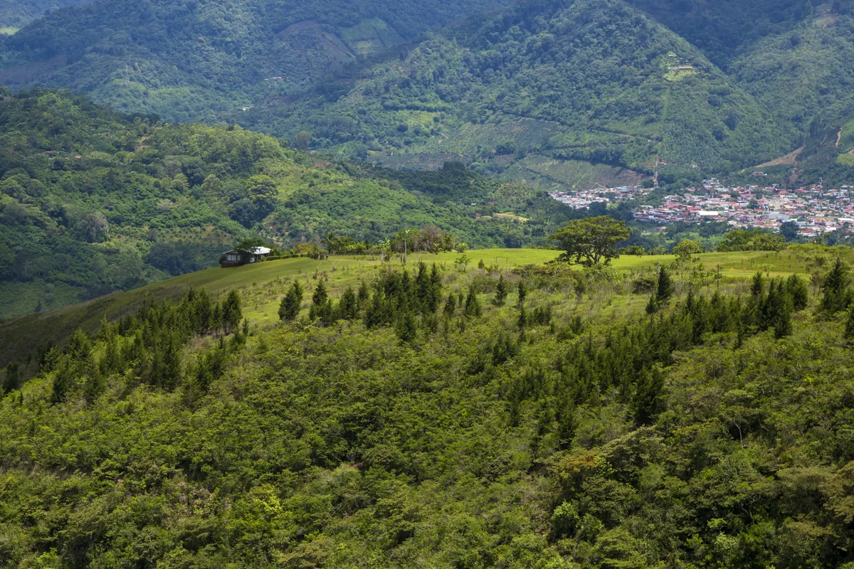 Sierra Nevada Santa Marta Colombia aerial view mountains biodiversity