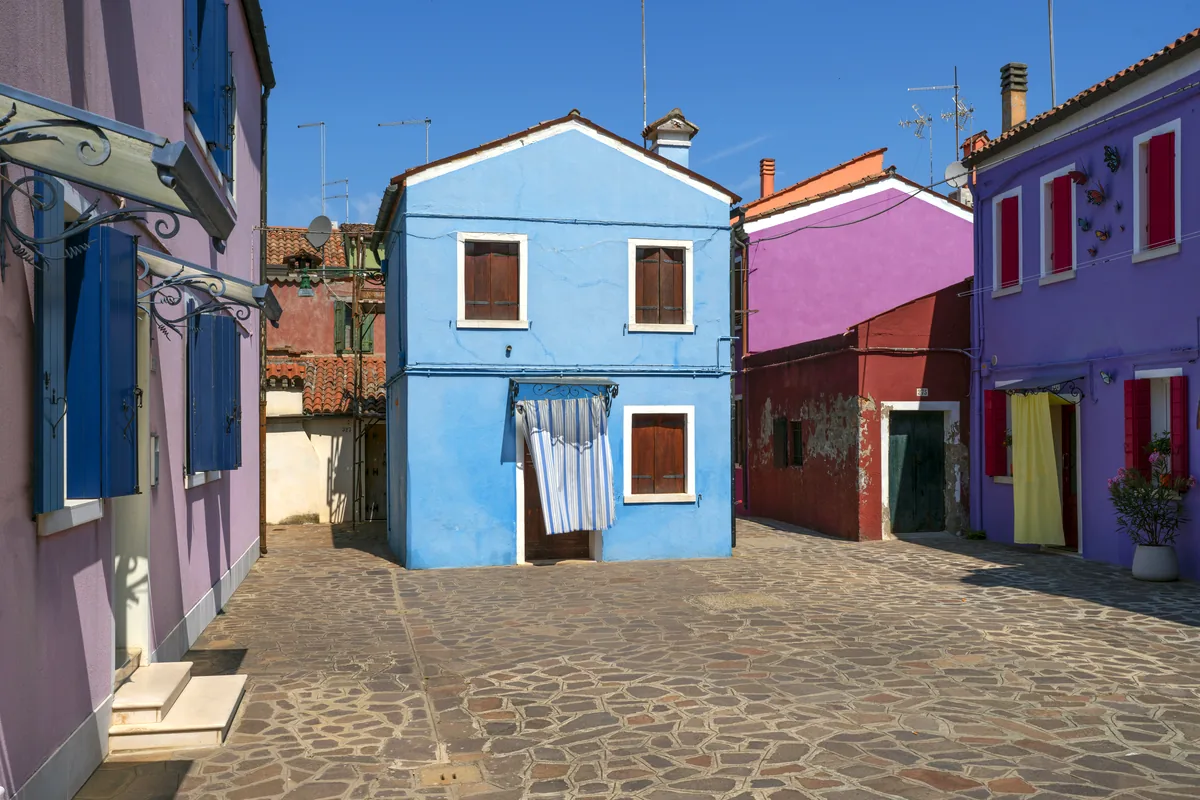 Santa Marta Colombia historic center colonial architecture colorful buildings