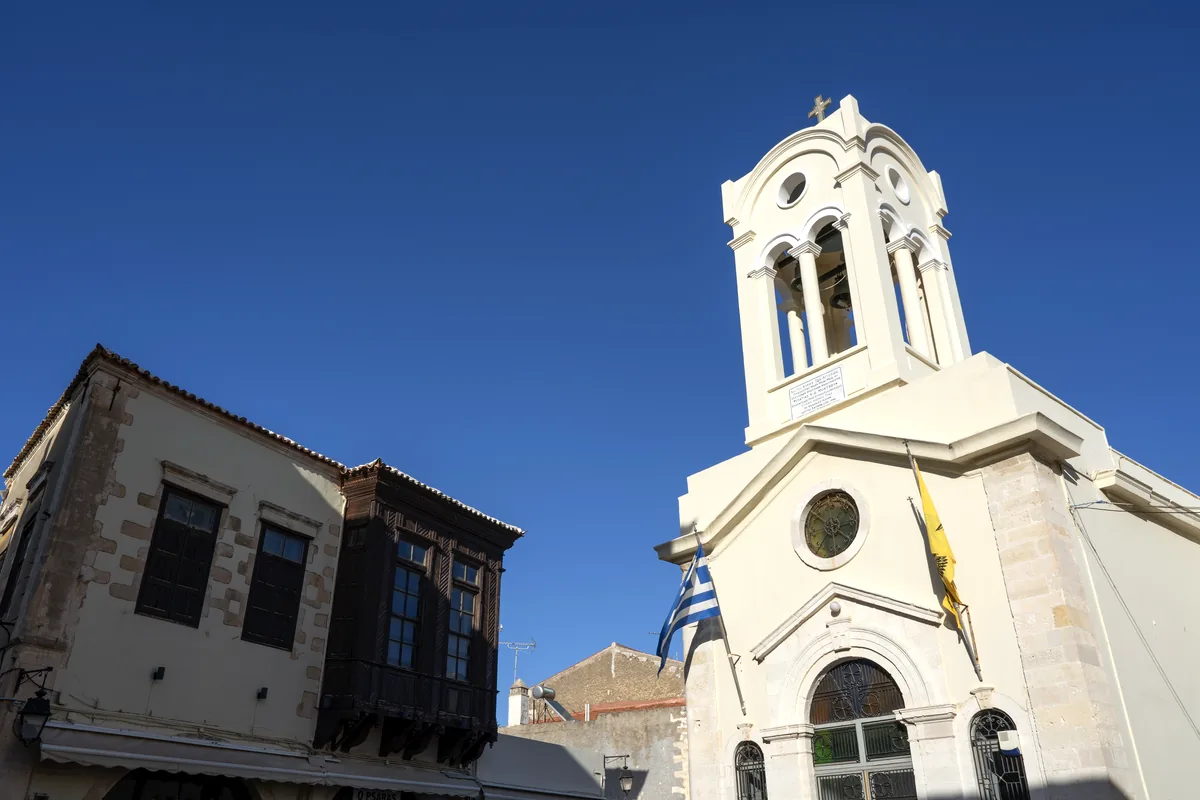Villa de Leyva white colonial buildings church square Colombia travel
