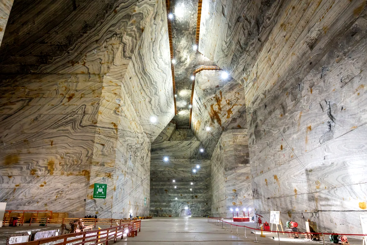 Salt Cathedral Zipaquira Colombia underground architecture interior