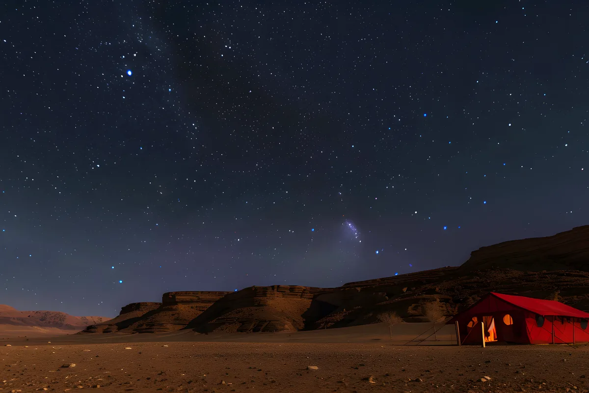 Tatacoa Desert starry sky night astronomy observatory Colombia