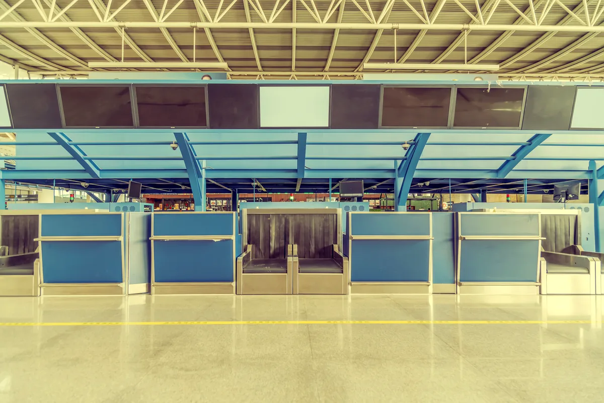El Dorado airport Bogota Colombia departure terminal interior