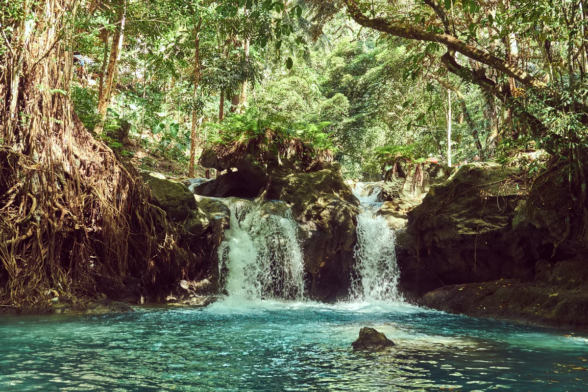 San Cipriano Colombia jungle river crystal clear water