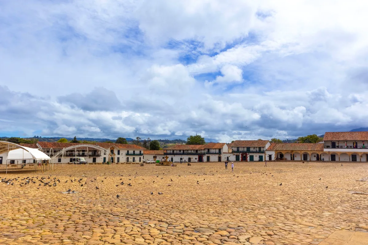 Villa de Leyva Colombia colonial main square cobblestone street architecture