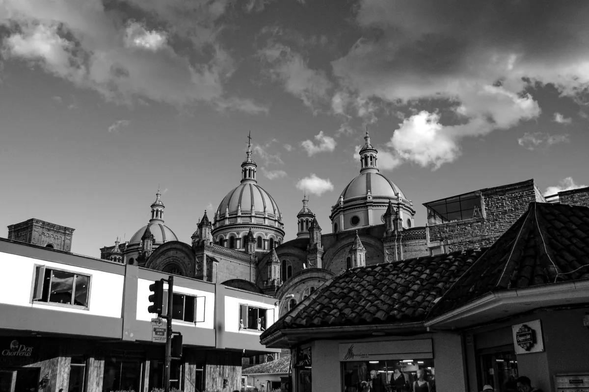 Popayán Colombia white colonial city cathedral architecture