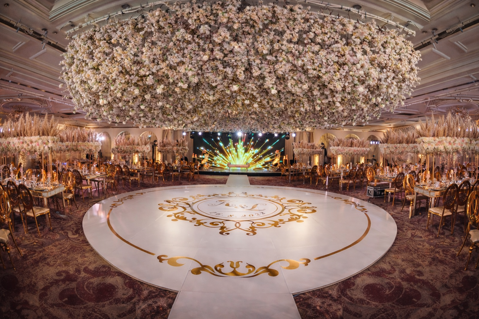 Luxury wedding hall Damascus Syria event planning