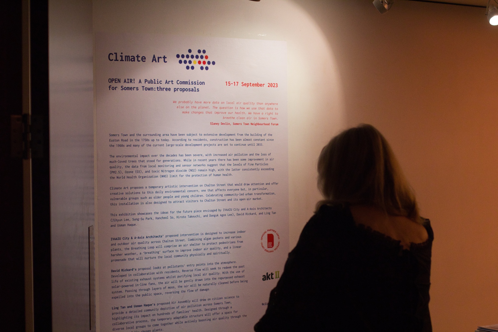 OPEN AIR! Exhibition organised by Climate Art. Photographs by Adrian Raudaschl