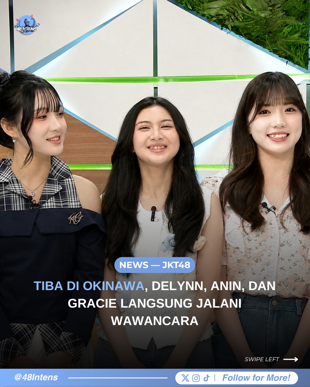 Sudah tiba di Okinawa. Delynn, Anin & Gracie Langsung Jalani Wawancara