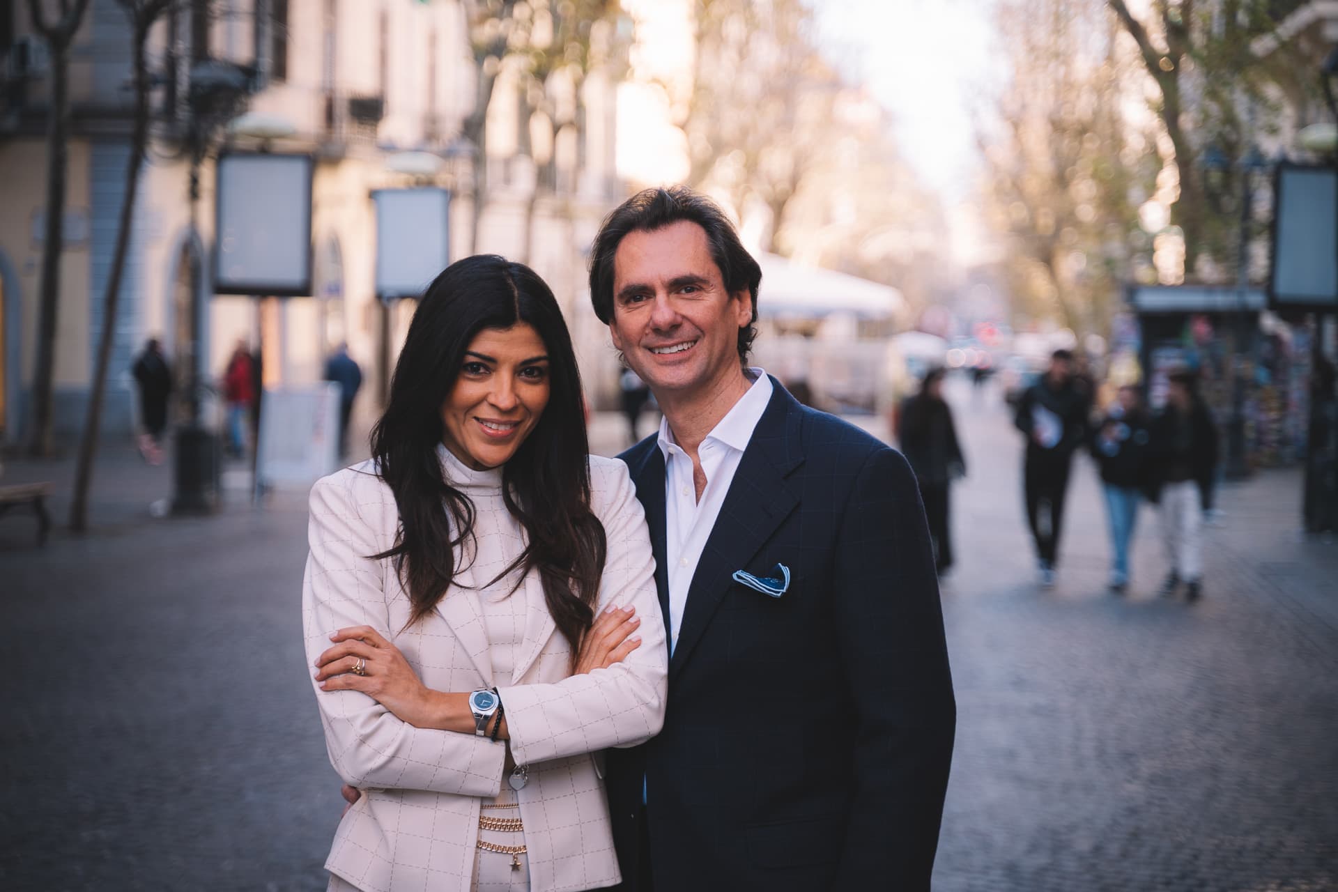 Gabriela e Peppe, fondatori di Daymoon House