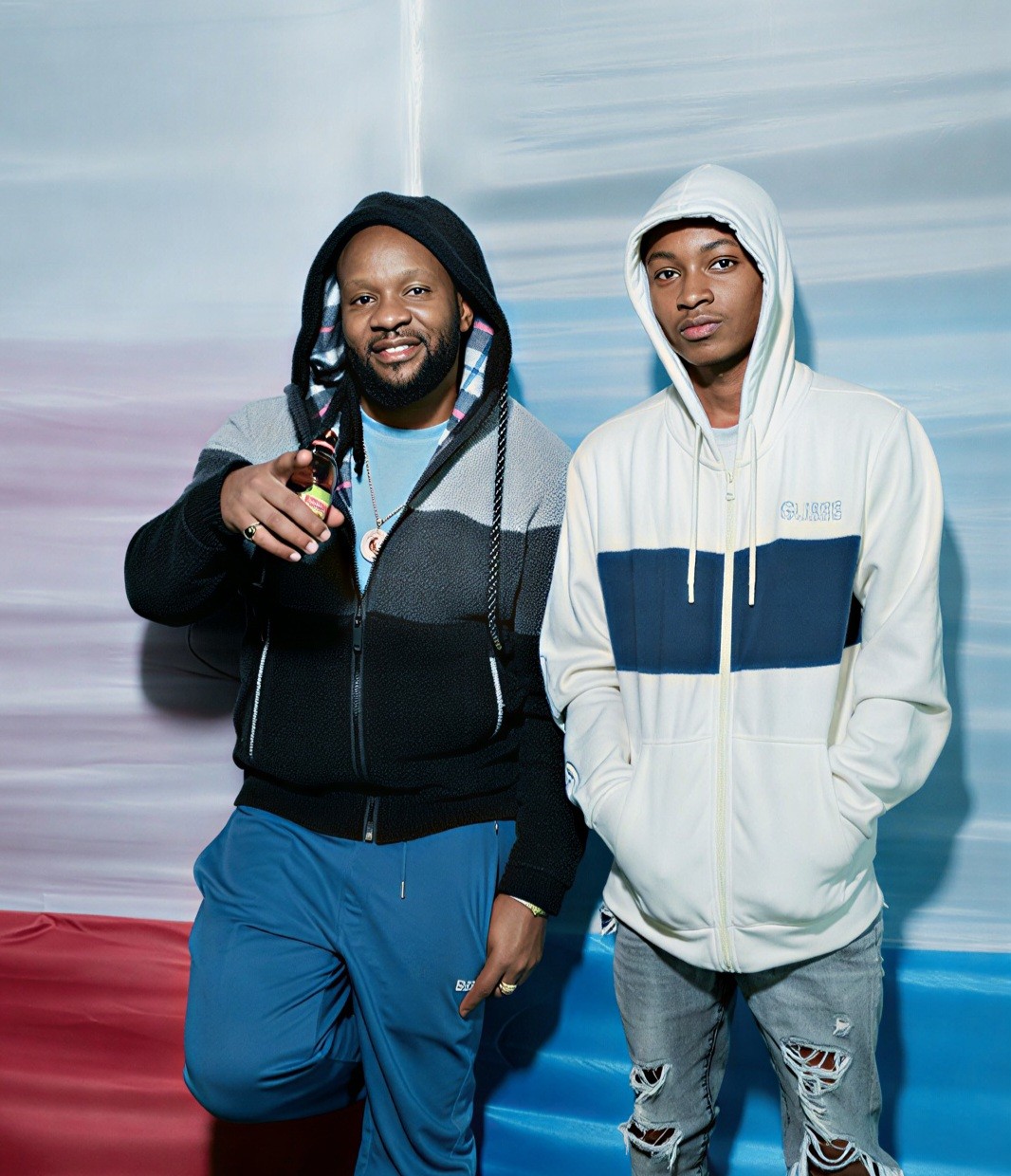 Carlanvi Roberts, Founder of WEBV TEC, with Owner of Willows Villa