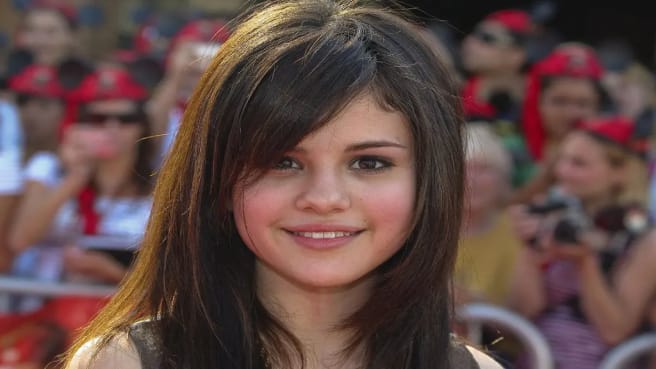 Selena Gomez when she was younger